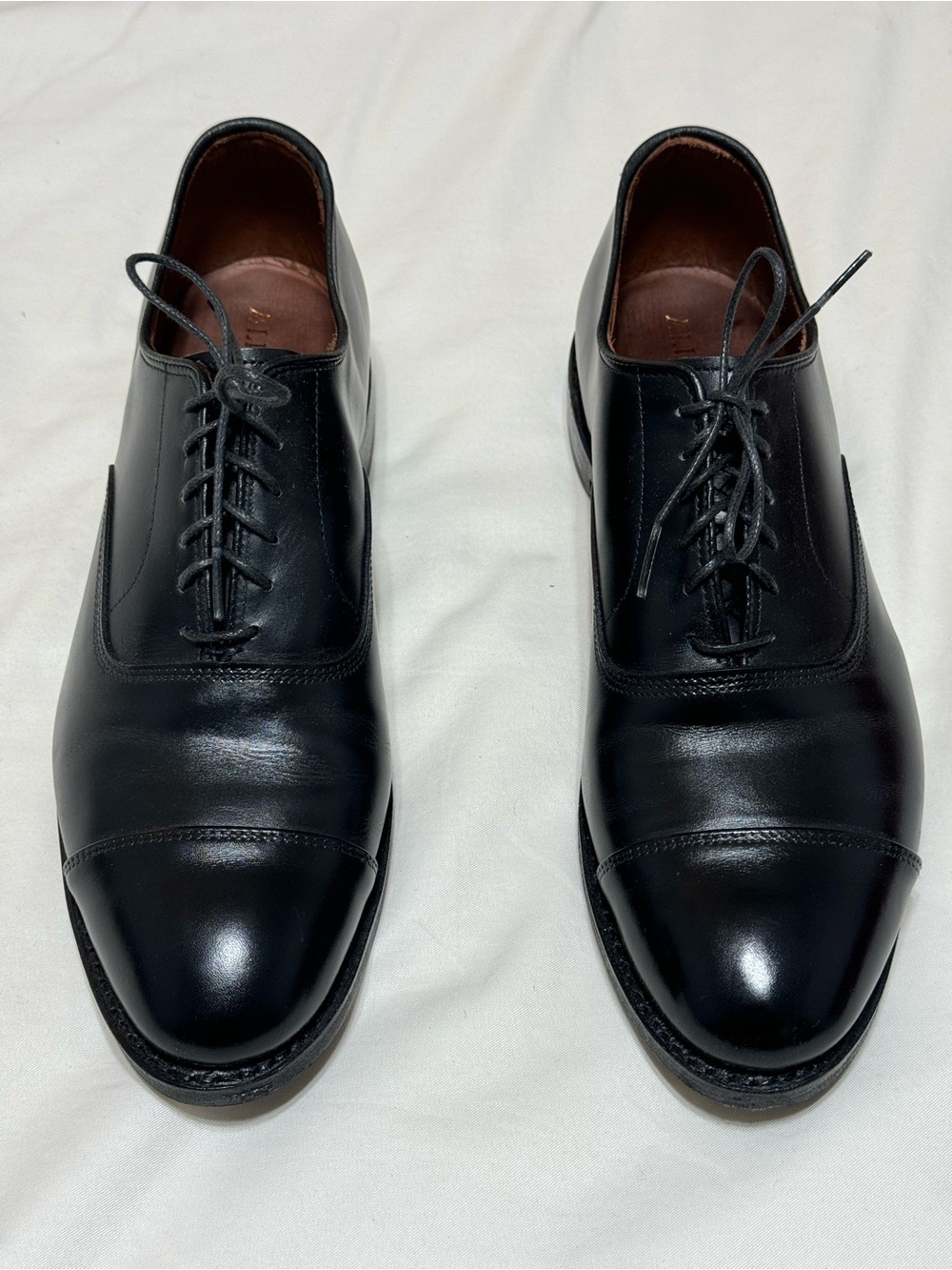 Allen Edmonds Park Ave (Black) Cap-Toe Oxfords